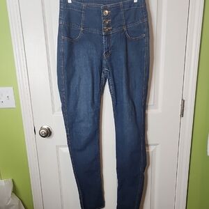 Apple Bottom Jeans Y2K 2000s High Waisted Slim Straight Fit, Women's Size 9